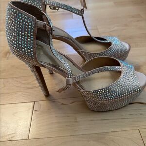 Gianni Bini Sparkling Rhinestone Heels